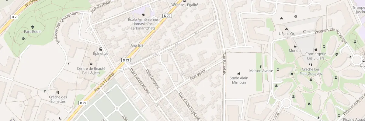 Plan du 7 Rue Emile Duployé à Issy-les-Moulineaux