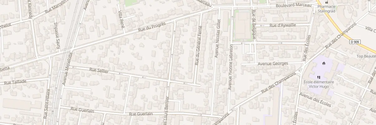 Plan du 9 Rue du Général Ferrié à Colombes