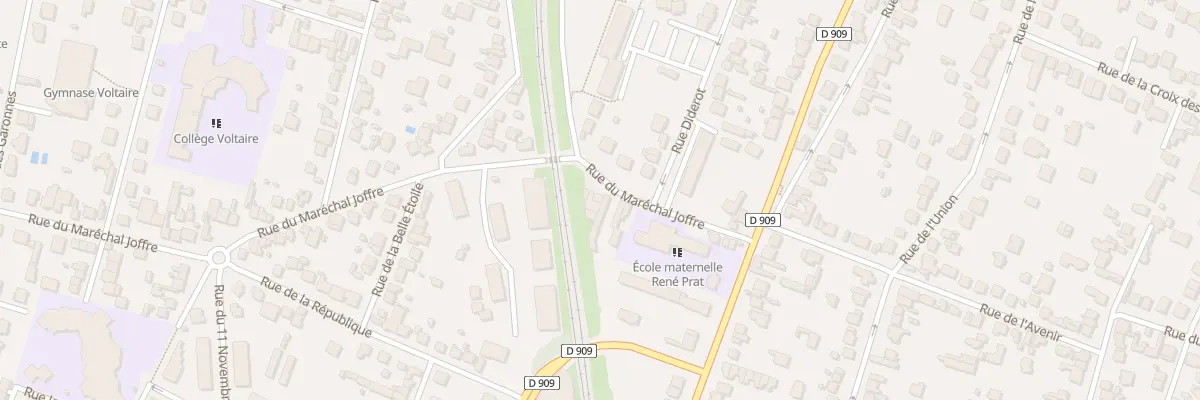 Plan du 70B Rue du Marechal Joffre à Sannois