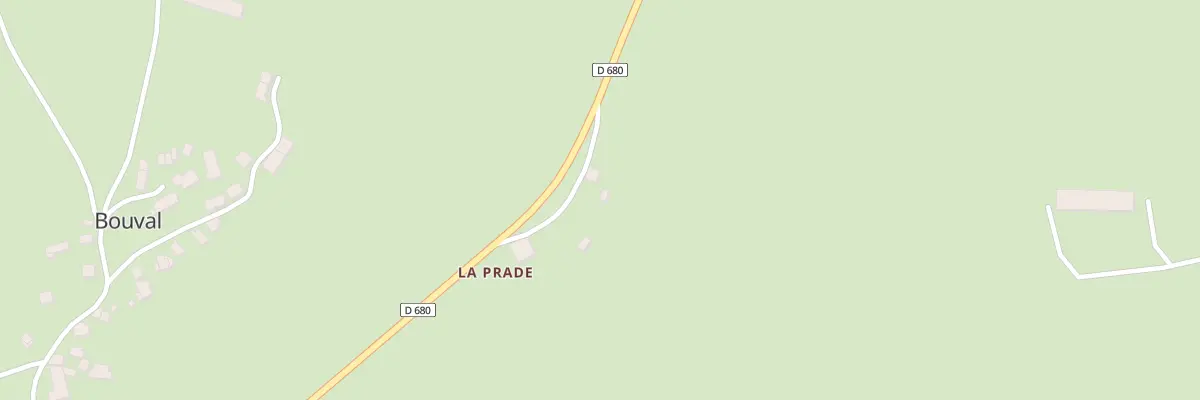 Plan du 5045A La Prade à Barriac-les-Bosquets