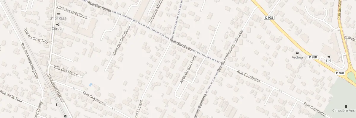 Plan du 410 Rue Henri Dunant à Ermont