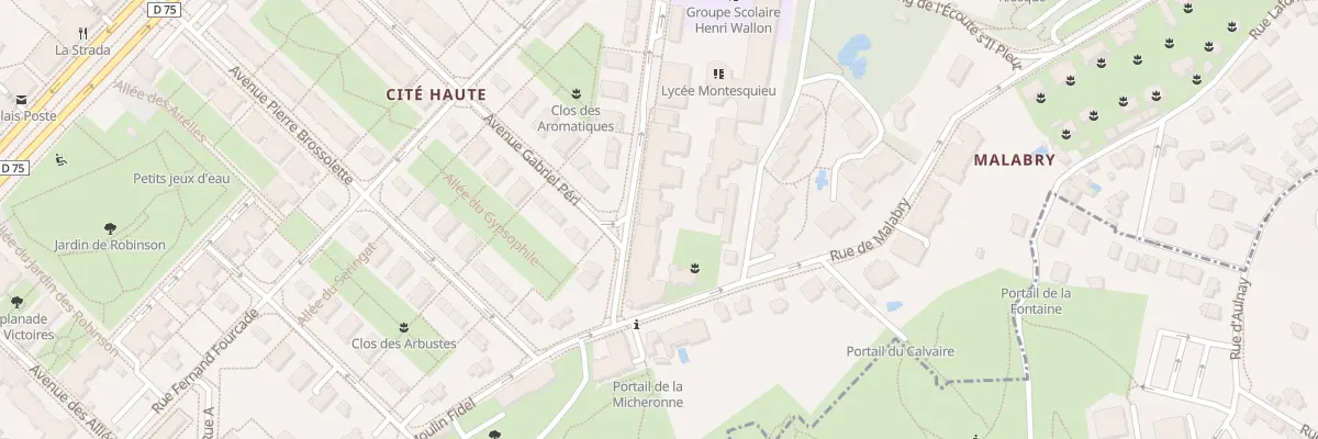 Plan du 27 Rue du Capitaine Georges Facq au Plessis-Robinson