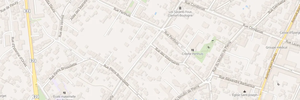 Plan du 58 Rue Emmanuel Sarty à Clamart