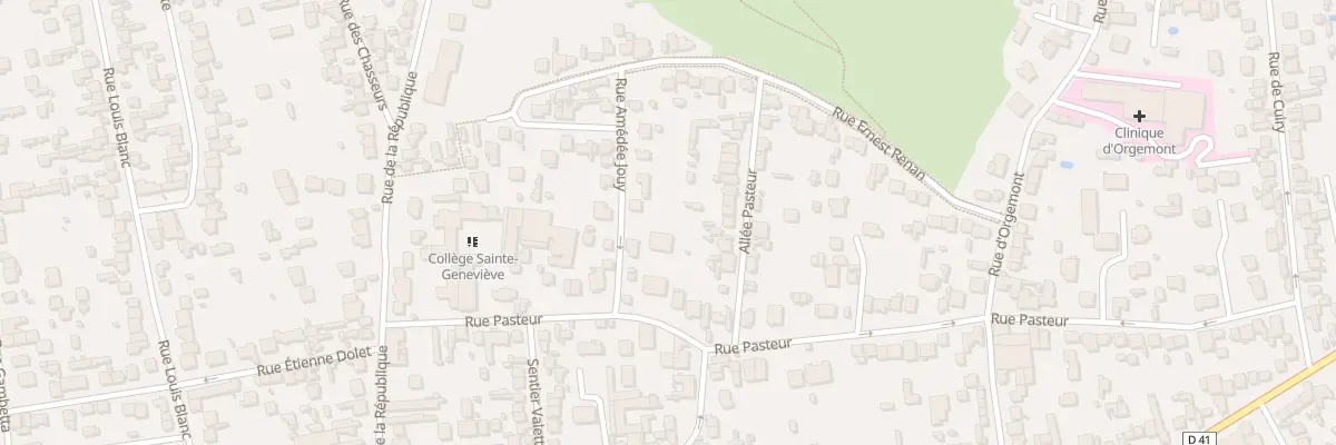 Plan du 25 Rue Pasteur à Argenteuil