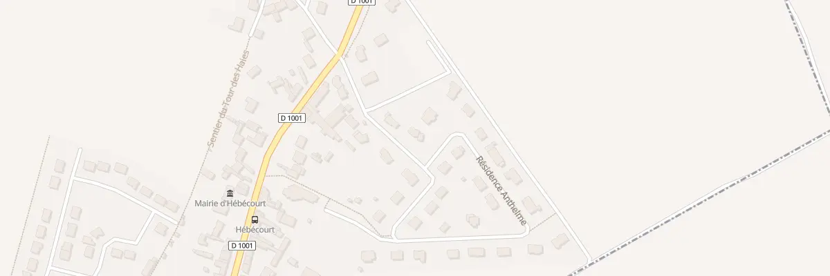 Plan du 2 Res Anthelme à Hébécourt