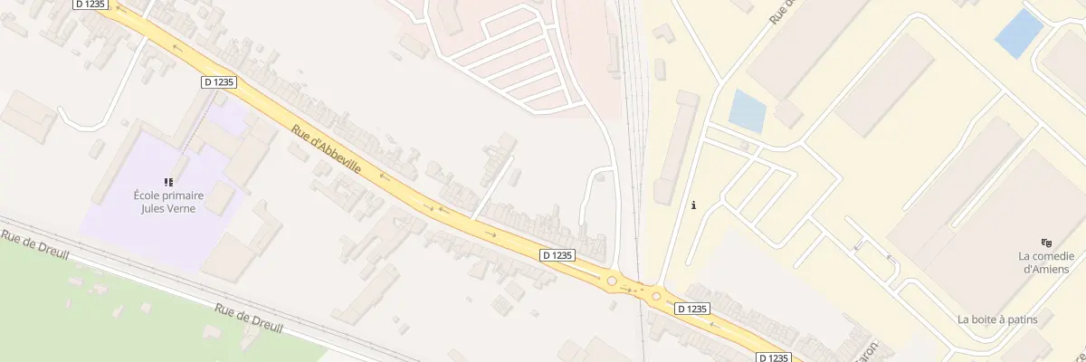 Plan du 242 Rue d’Abbeville à Amiens