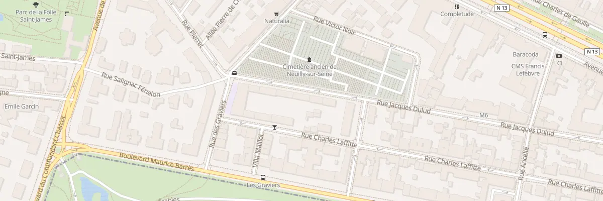 Plan du 89 Rue Jacques Dulud à Neuilly-sur-Seine