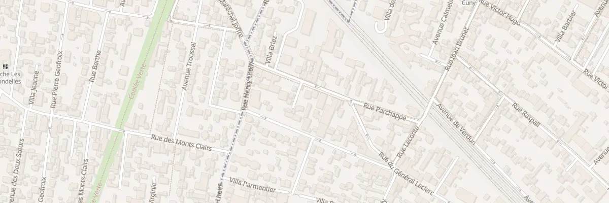 Plan du 121 Rue du Général Leclerc à Bois-Colombes