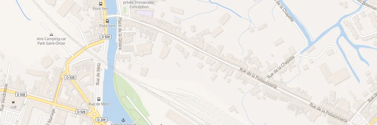 Plan du 41 Rue de la Poissonnerie à Saint-Omer