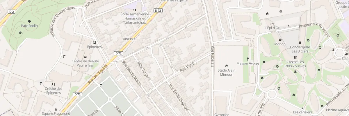 Plan du 11 Rue Emile Duployé à Issy-les-Moulineaux