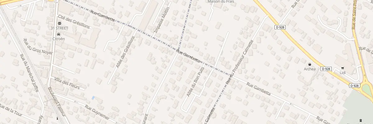 Plan du 72 Rue Gambetta à Ermont