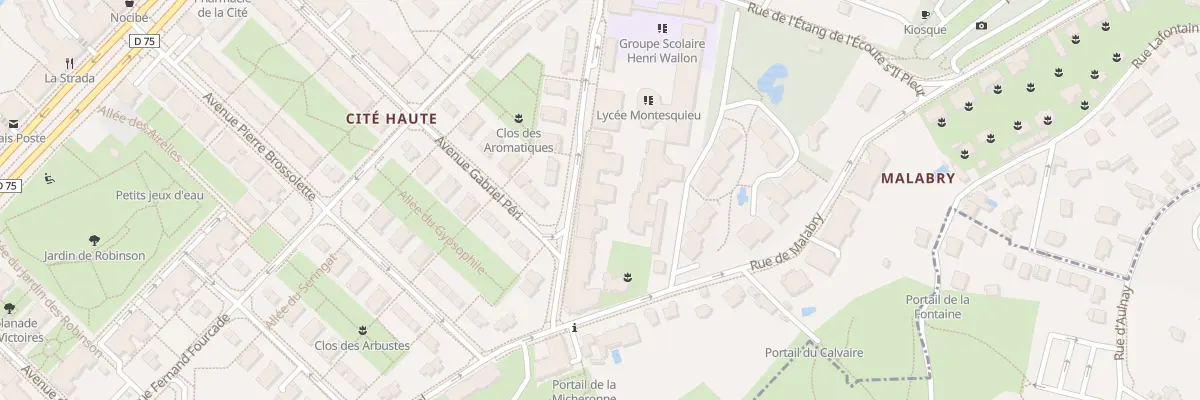 Plan du 31 Rue du Capitaine Georges Facq au Plessis-Robinson