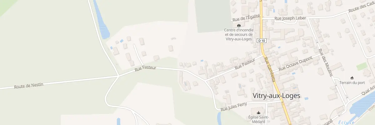 Plan du 28 Rue Pasteur à Vitry-aux-Loges