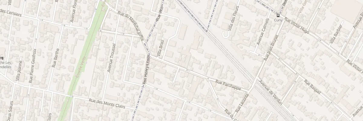 Plan du 76 Rue du Général Leclerc à Bois-Colombes