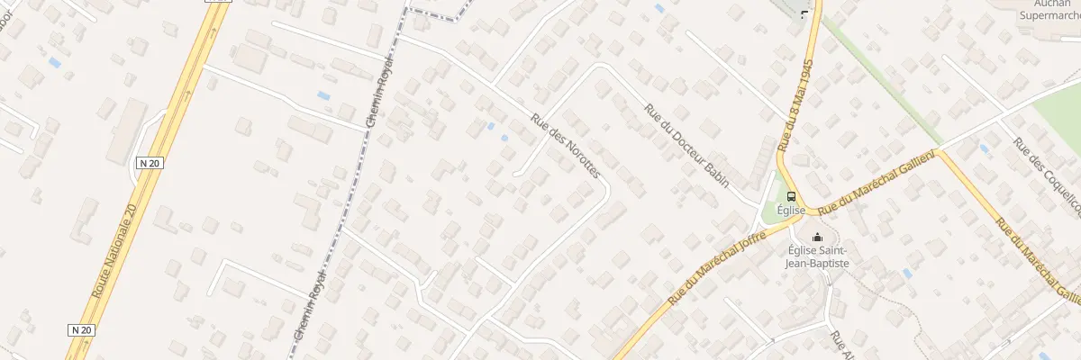 Plan du 25 Rue des Norottes à Leuville-sur-Orge