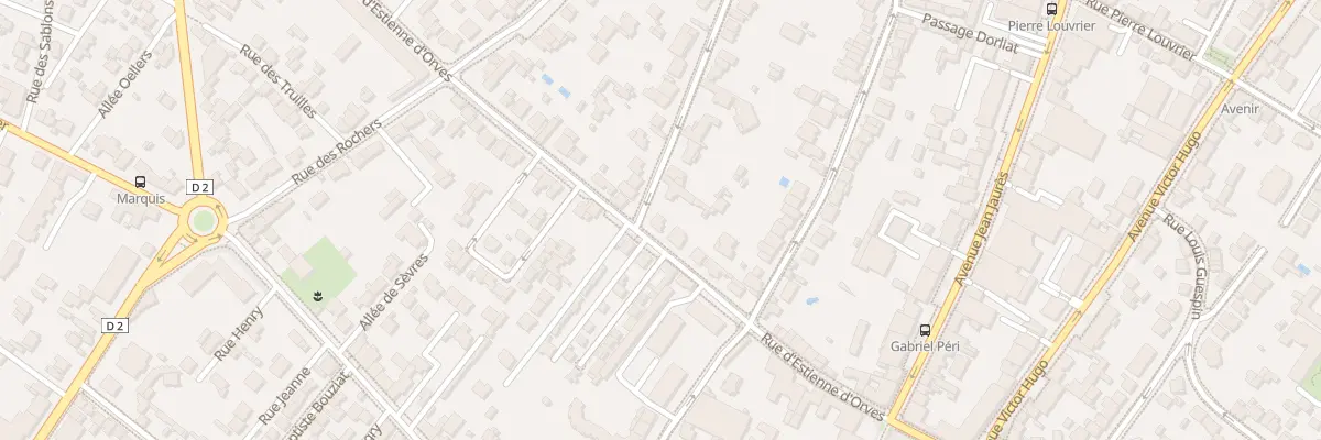 Plan du 22 Rue d’Estienne d’Orves à Clamart