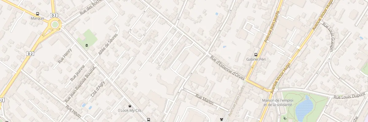 Plan du 69B Rue du Trosy à Clamart