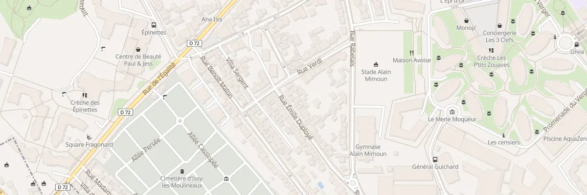 Plan du 27 Rue Emile Duployé à Issy-les-Moulineaux