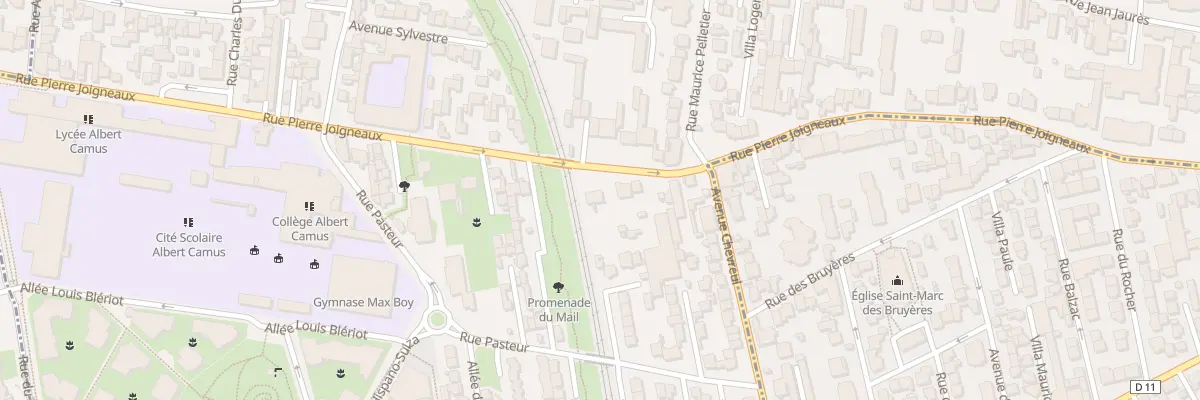 Plan du 95 Rue Pierre Joigneaux à Bois-Colombes