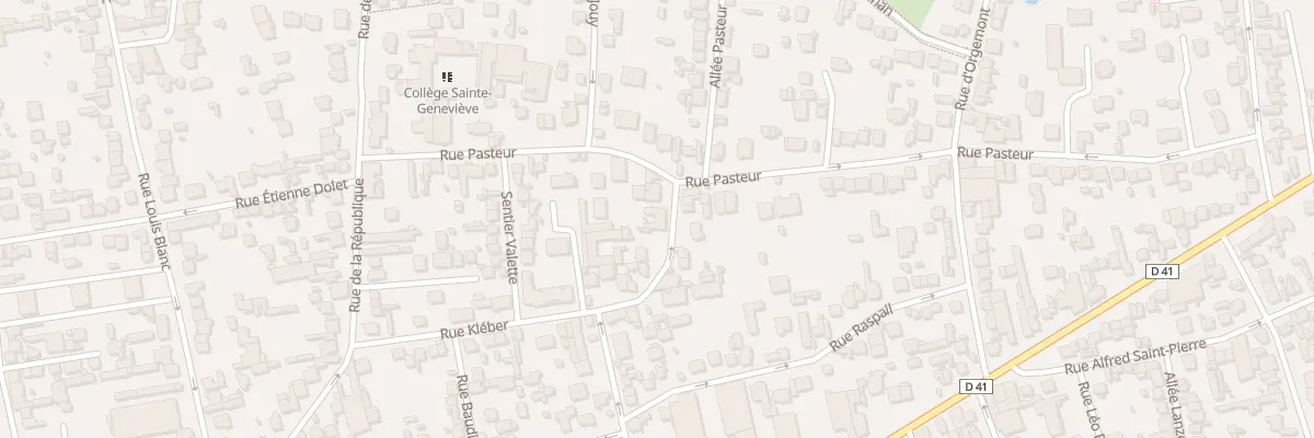 Plan du 37 Rue Kleber à Argenteuil