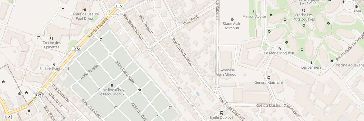 Plan du 36 Rue Emile Duployé à Issy-les-Moulineaux