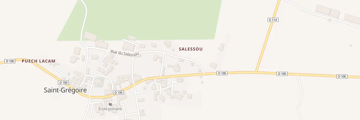 Plan du 9 Rue du Salessou à Saint-Grégoire