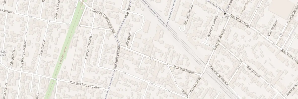 Plan du 74 Rue du Général Leclerc à Bois-Colombes