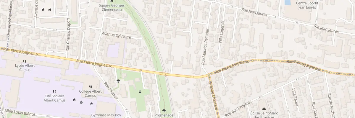 Plan du 86 Rue Pierre Joigneaux à Bois-Colombes