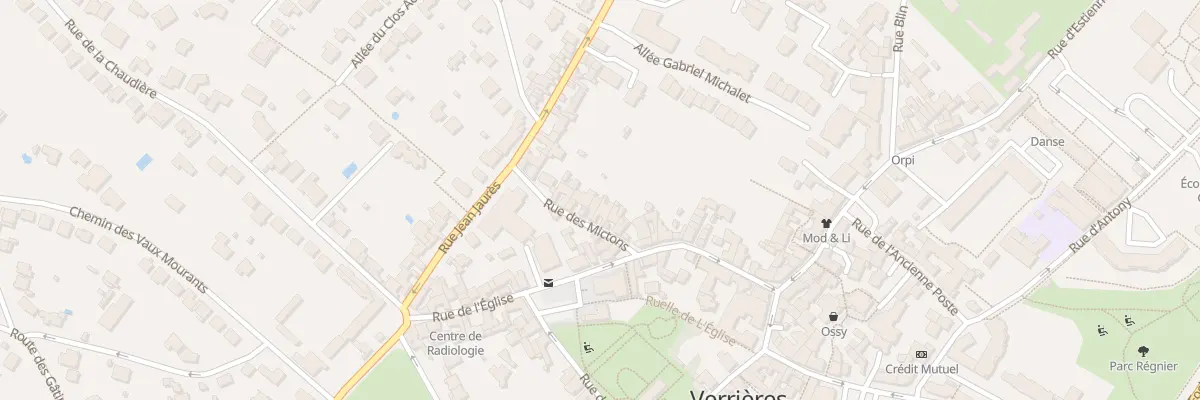 Plan du 10 Rue des Mictons à Verrières-le-Buisson