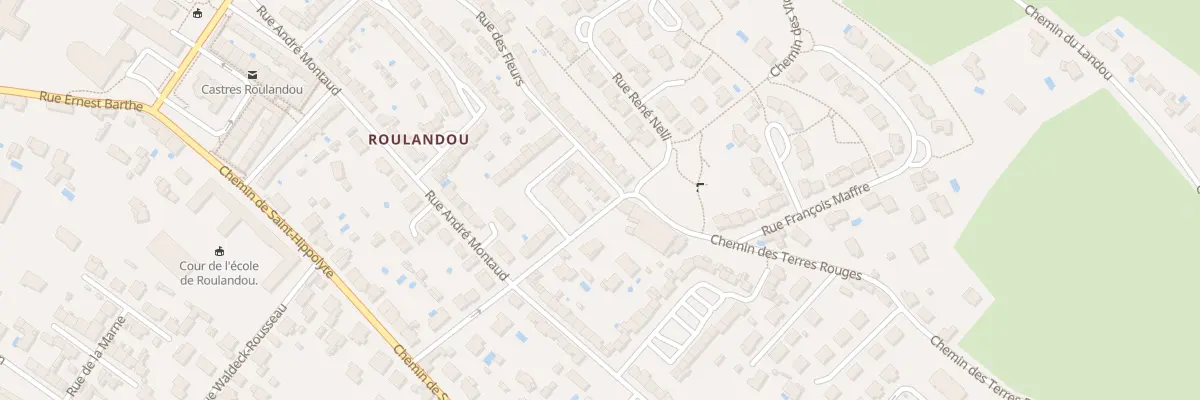 Plan du 44 Rue des Fleurs à Castres