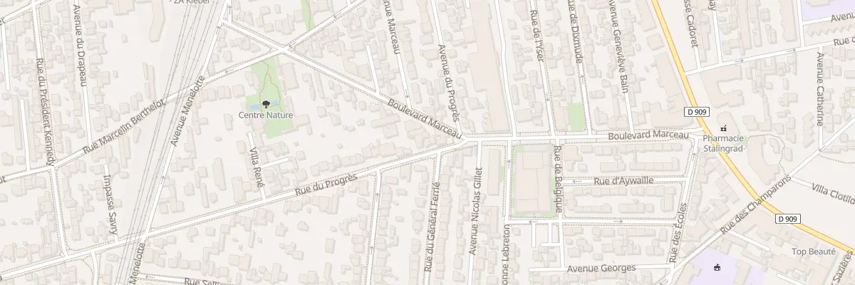 Plan du 61 Rue du Progrès à Colombes