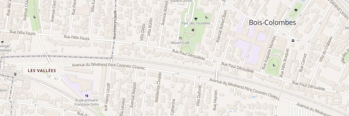 Plan du 97 Rue Paul Déroulède à Bois-Colombes