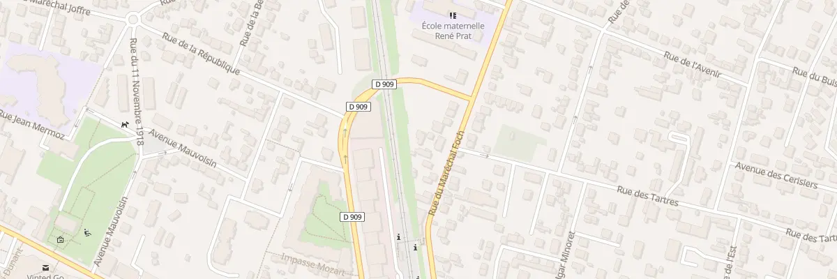 Plan du 7T Rue du Marechal Foch à Sannois