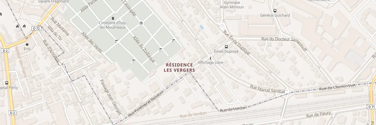 Plan du 20 Rue Ferdinand Buisson à Issy-les-Moulineaux