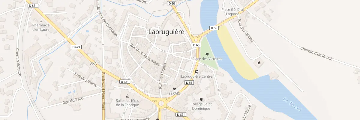 Plan du 8 Rue Emile Caraguel à Labruguière