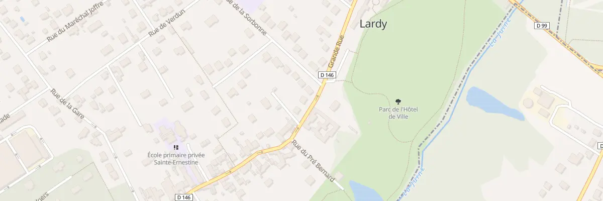 Plan du 51B Rue Grande Rue à Lardy