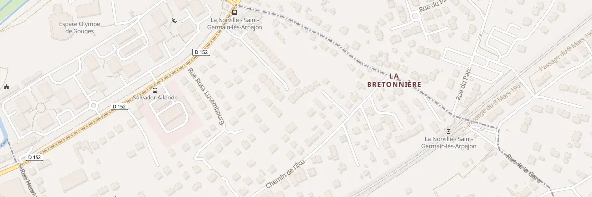Plan du 20 Rue du Gros Orme à La Norville