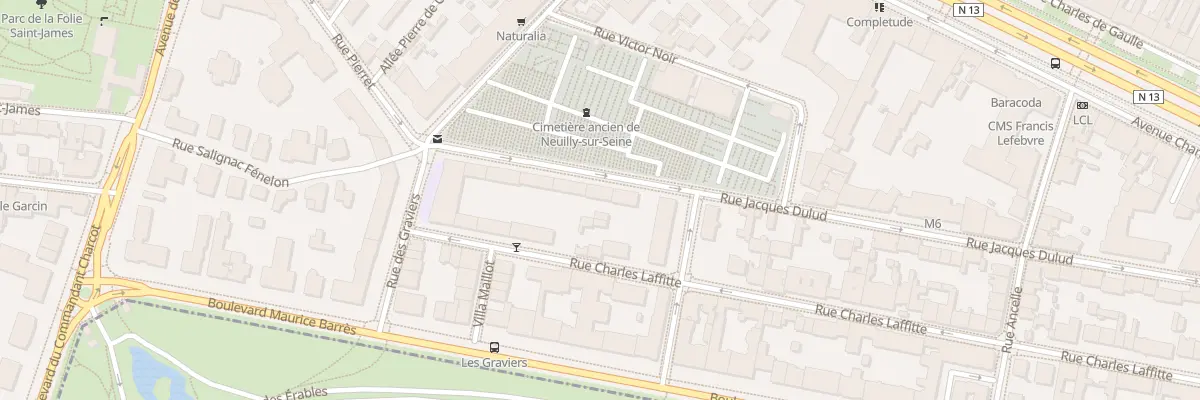 Plan du 85 Rue Jacques Dulud à Neuilly-sur-Seine