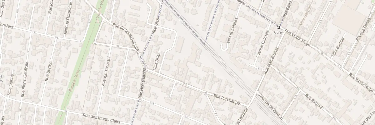 Plan du 72 Rue du Général Leclerc à Bois-Colombes