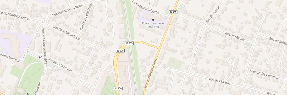 Plan du 17 Rue du Marechal Foch à Sannois