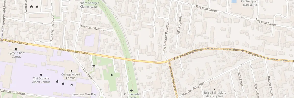 Plan du 84 Rue Pierre Joigneaux à Bois-Colombes
