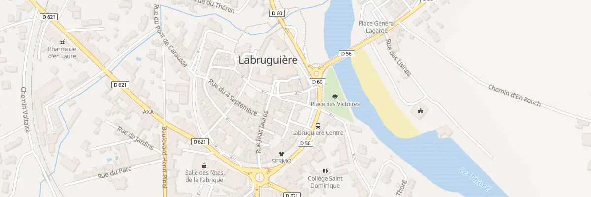 Plan du 1 Rue Emile Caraguel à Labruguière