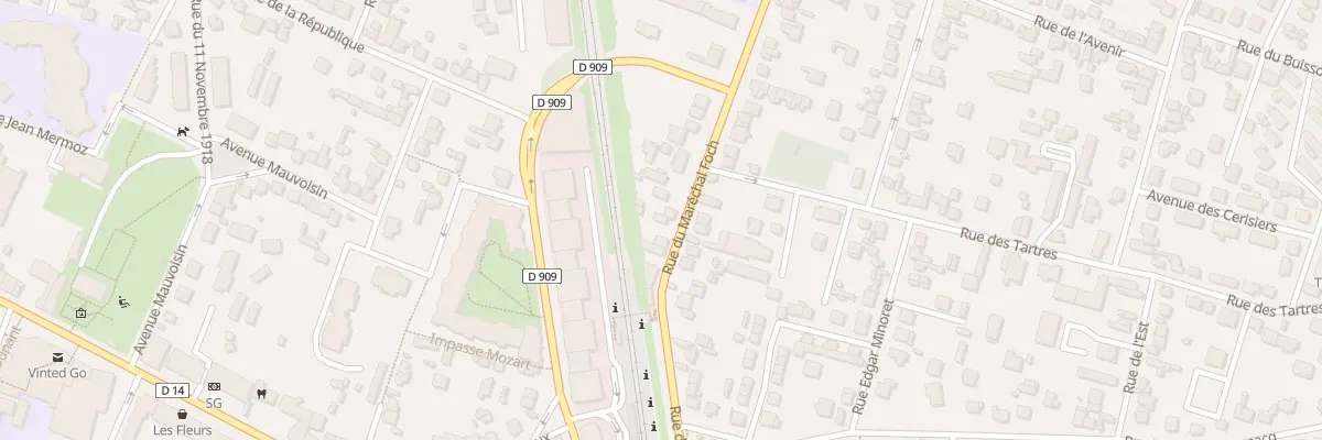 Plan du 3B Rue du Marechal Foch à Sannois