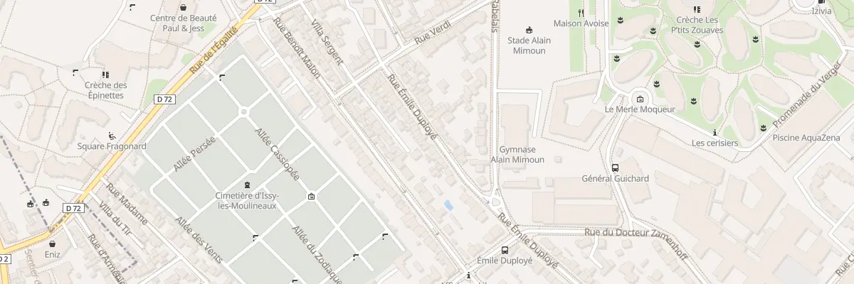 Plan du 44 Rue Emile Duployé à Issy-les-Moulineaux