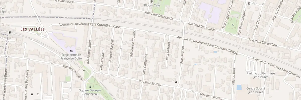 Plan du 10 Vla Catherine à Bois-Colombes