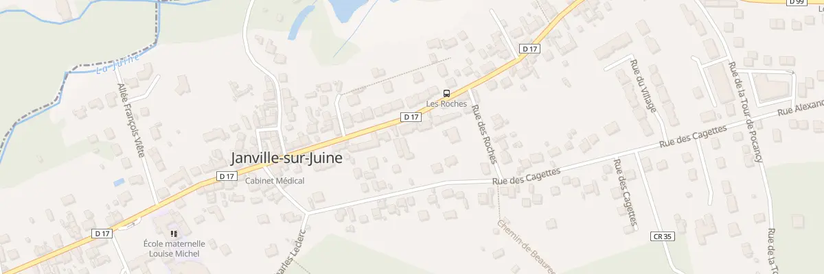Plan du 92 Grande Rue à Janville-sur-Juine