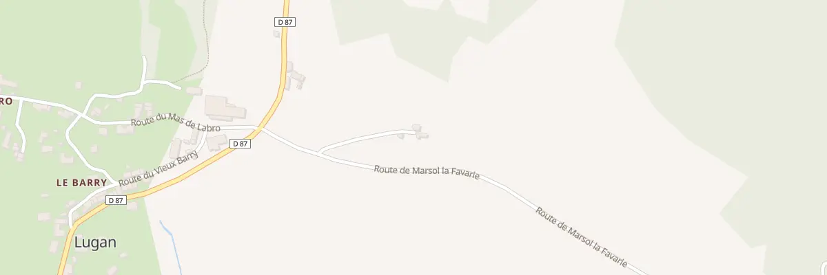 Plan du 5066 Le Puech à Lugan