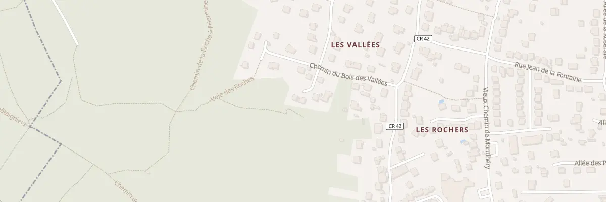 Plan du 9 Che du Bois des Vallées à La Ville-du-Bois