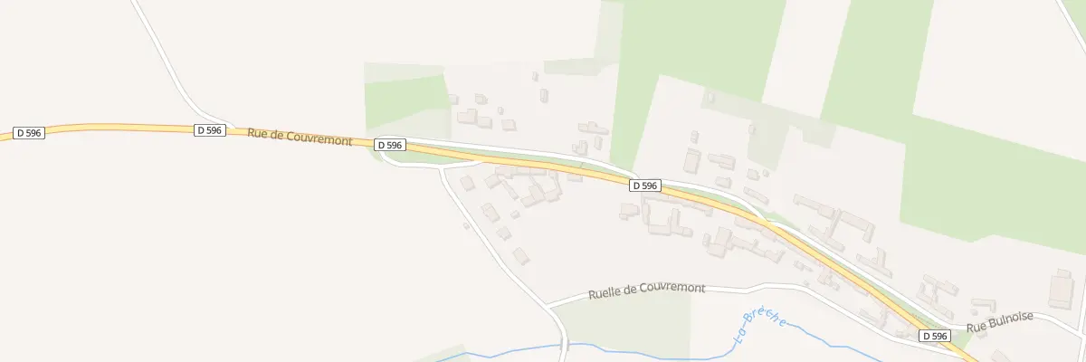 Plan du 197 Rue de Couvremont à Montreuil-sur-Brêche
