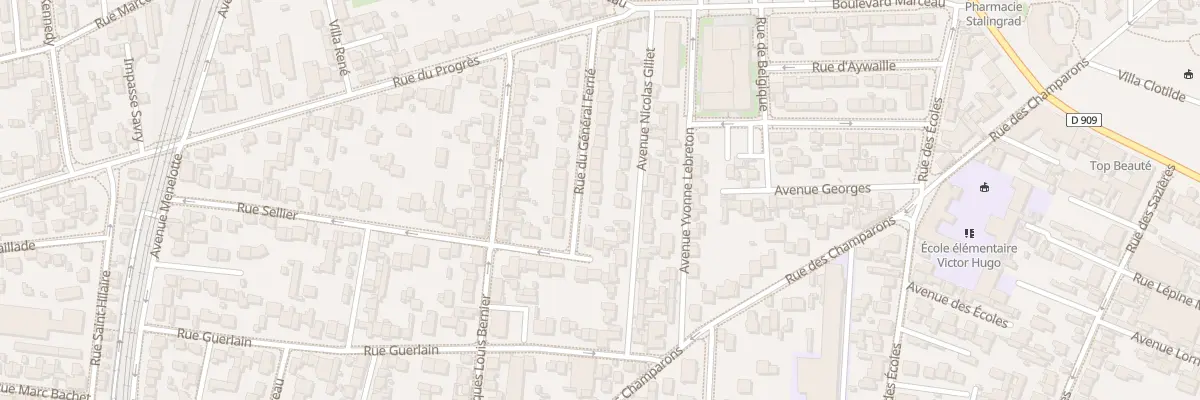 Plan du 10 Rue du Général Ferrié à Colombes